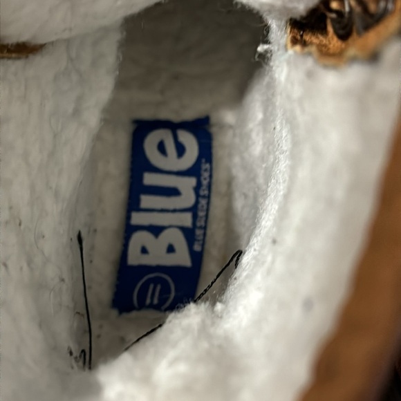 EUC! BLUE SUEDE SHOES HUEY TODDLER FLEECE LINED LACE UP DUCK BOOTS - Picture 9 of 13